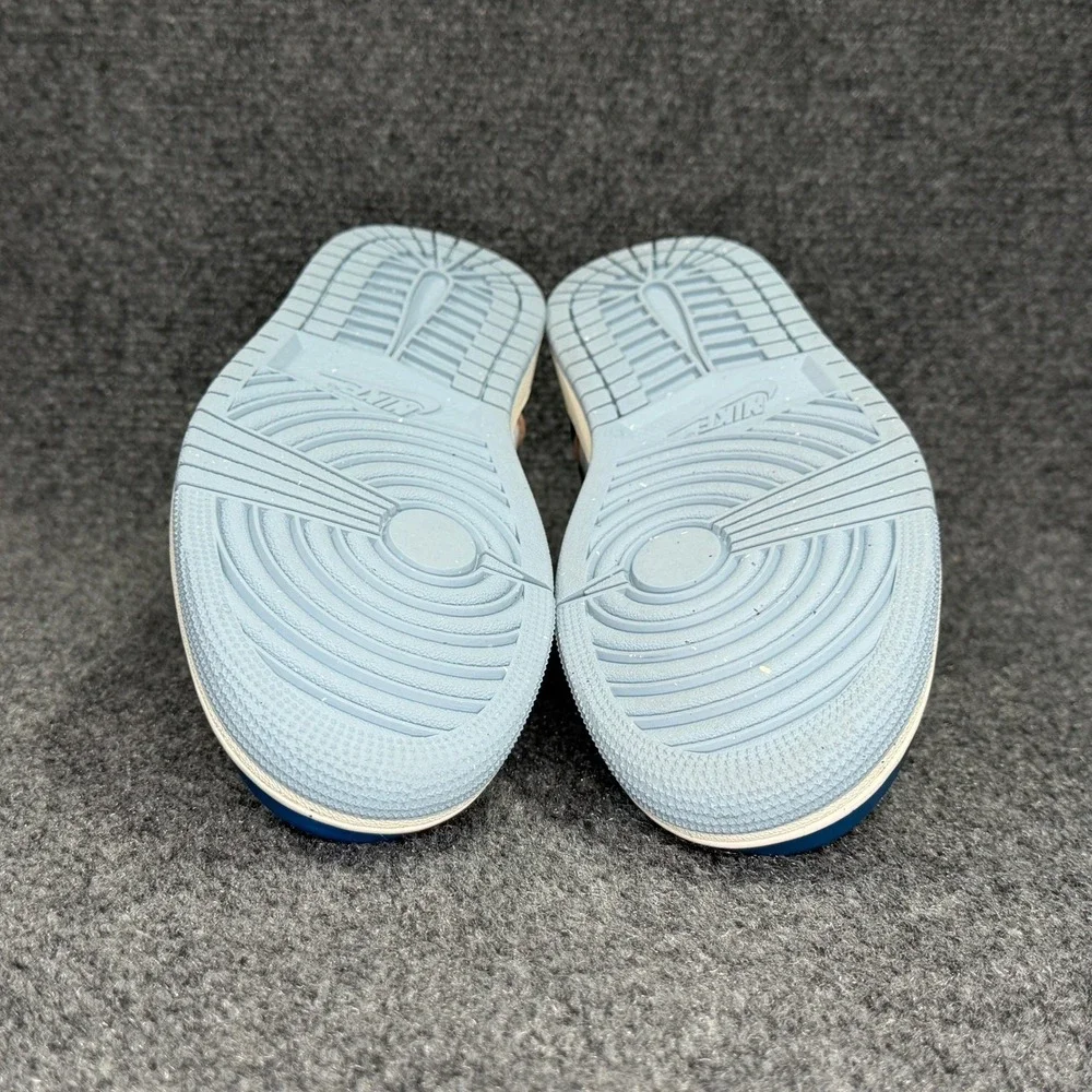 Jordan 1 Low Shoes Men's 9 Industrial Blue‎ White Retro Athletic Sneakers